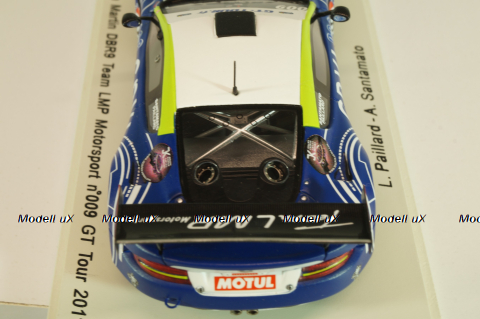 Aston Martin DBR9 #009 GT Tour 2011, blue, SF027, Spark 1:43
