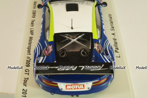 Aston Martin DBR9 #009 GT Tour 2011, blue, SF027, Spark 1:43