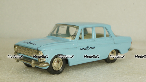 Москвич-412, такси, октябрь 92г., Тантал/Радон 1:43