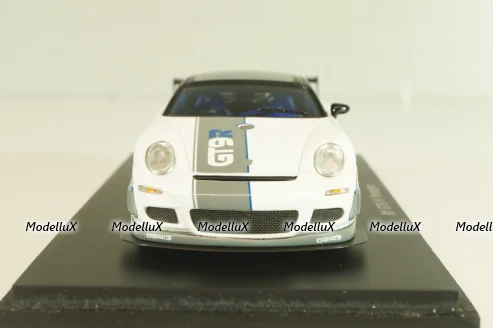 Porsche 9ff GT9 R Prototype 2007, white/grey, S0748, Spark 1:43
