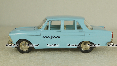 Москвич-412, такси, октябрь 92г., Тантал/Радон 1:43