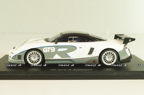 Porsche 9ff GT9 R Prototype 2007, white/grey, S0748, Spark 1:43