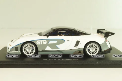 Porsche 9ff GT9 R Prototype 2007, white/grey, S0748, Spark 1:43