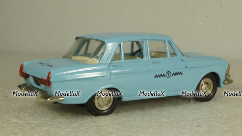 Москвич-412, такси, октябрь 92г., Тантал/Радон 1:43