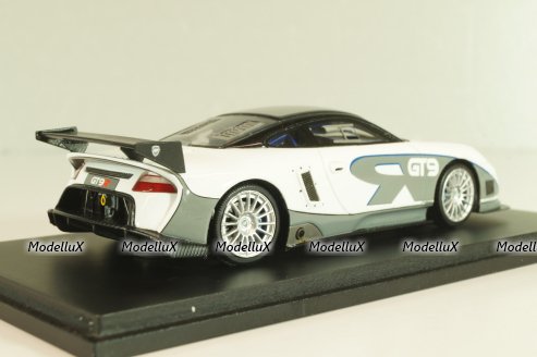 Porsche 9ff GT9 R Prototype 2007, white/grey, S0748, Spark 1:43