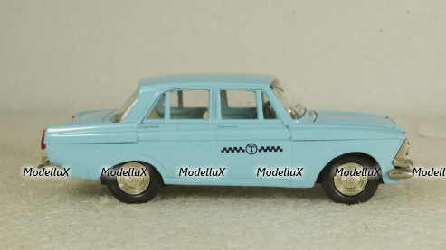 Москвич-412, такси, октябрь 92г., Тантал/Радон 1:43