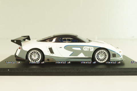 Porsche 9ff GT9 R Prototype 2007, white/grey, S0748, Spark 1:43