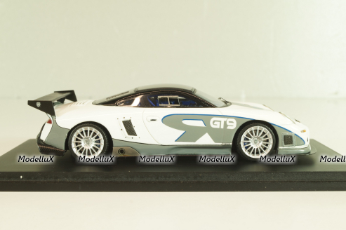 Porsche 9ff GT9 R Prototype 2007, white/grey, S0748, Spark 1:43