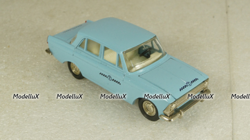 Москвич-412, такси, октябрь 92г., Тантал/Радон 1:43