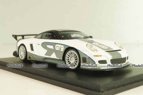 Porsche 9ff GT9 R Prototype 2007, white/grey, S0748, Spark 1:43