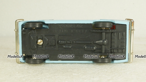 Москвич-412, такси, октябрь 92г., Тантал/Радон 1:43