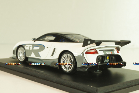 Porsche 9ff GT9 R Prototype 2007, white/grey, S0748, Spark 1:43