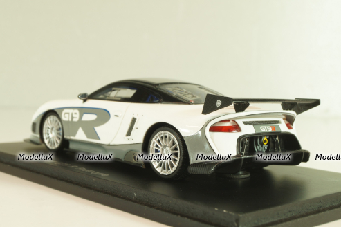 Porsche 9ff GT9 R Prototype 2007, white/grey, S0748, Spark 1:43