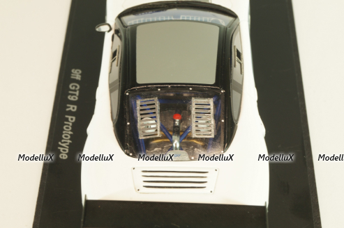 Porsche 9ff GT9 R Prototype 2007, white/grey, S0748, Spark 1:43