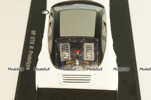 Porsche 9ff GT9 R Prototype 2007, white/grey, S0748, Spark 1:43