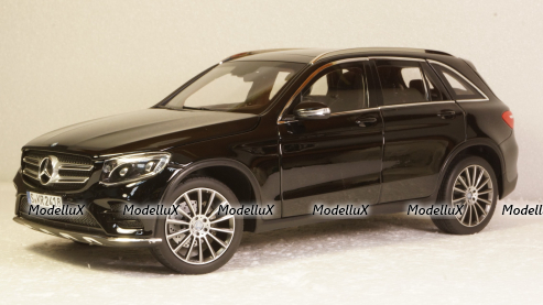 Mercedes GLC 2015 black, 183791, Norev 1:18