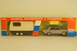 Ваз-2105 с прицепом Дача, Фирма Досуг 1:43