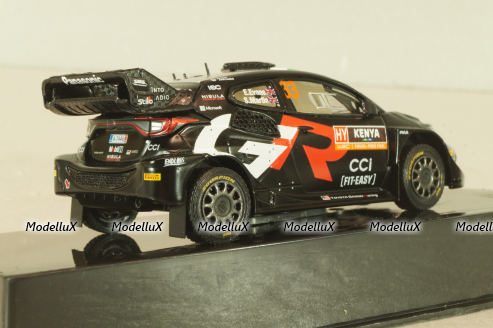 Toyota Yaris Rally 1 hybrid #33 Safari Rally Kenya 2024, Toyota Yaris Rally 1 hybrid #33 Safari Rally Kenya 2024, RAM937C, IXO 1:43, IXO 1:43