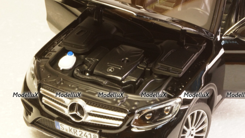 Mercedes GLC 2015 black, 183791, Norev 1:18
