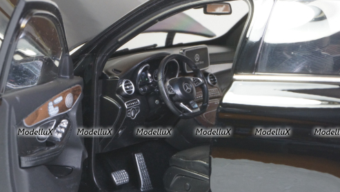 Mercedes GLC 2015 black, 183791, Norev 1:18