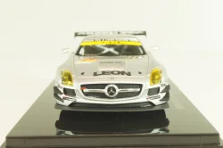 Mercedes-Benz SLS  SGT300 #52 "Green Tec", silver, 44747, EBBRO 1:43