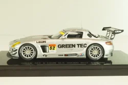Mercedes-Benz SLS  SGT300 #52 "Green Tec", silver, 44747, EBBRO 1:43