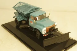 ПР-130 пескоразбрасыватель на шасси Зил-130 1968г, голубой, 113023, DiP Models 1:43