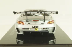 Mercedes-Benz SLS  SGT300 #52 "Green Tec", silver, 44747, EBBRO 1:43