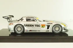 Mercedes-Benz SLS  SGT300 #52 "Green Tec", silver, 44747, EBBRO 1:43