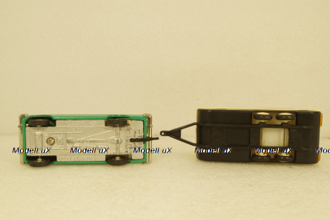 Москвич-426 зеленый с прицепом Дача, Фирма Досуг 1:43