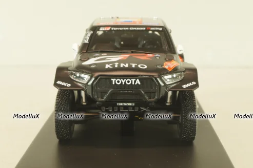 Toyota GR DKR Hilux EVO T1U #209 Dakar 2024, G.Villiers/D.Murphy, black, RAM930, IXO 1:43