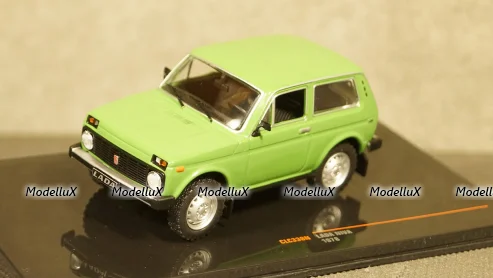 Москвич-426 зеленый с прицепом Дача, Фирма Досуг 1:43