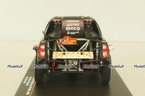 Toyota GR DKR Hilux EVO T1U #209 Dakar 2024, G.Villiers/D.Murphy, black, RAM930, IXO 1:43