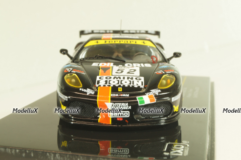 Ferrari F430 GT2 #52 2nd FIA GT Monza 2007, black, IXO 1:43