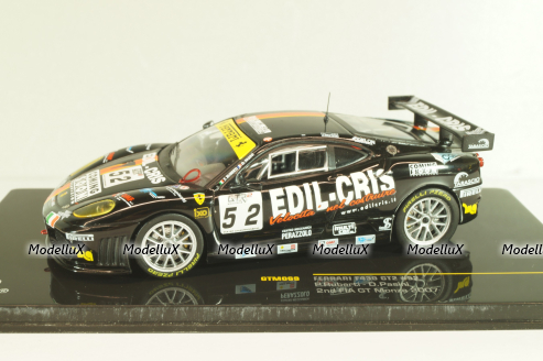 Ferrari F430 GT2 #52 2nd FIA GT Monza 2007, black, IXO 1:43