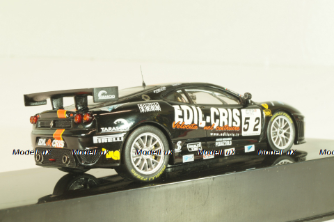 Ferrari F430 GT2 #52 2nd FIA GT Monza 2007, black, IXO 1:43