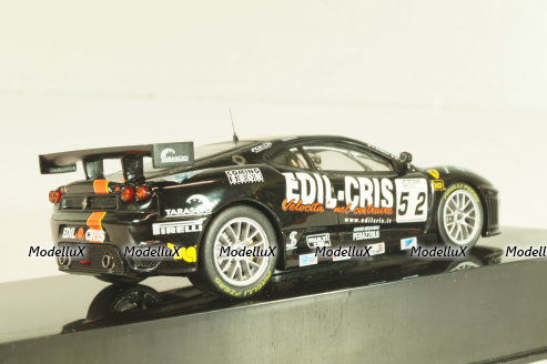 Ferrari F430 GT2 #52 2nd FIA GT Monza 2007, black, IXO 1:43