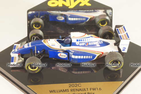 Williams Renault FW16 #2, French Grand Prix, 202C, Onyx 1:43