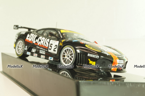 Ferrari F430 GT2 #52 2nd FIA GT Monza 2007, black, IXO 1:43