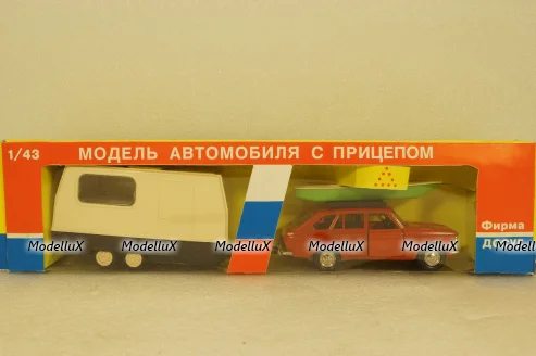 Иж-1500 Комби прицепом Дача, Фирма Досуг 1:43