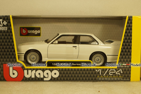 BMW 3-series M3 ( E30) 1988, white, BU21100W , Bburago 1:24