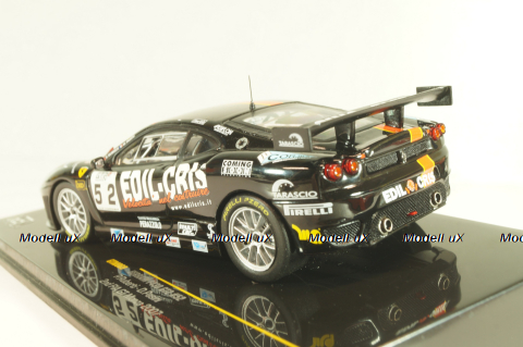 Ferrari F430 GT2 #52 2nd FIA GT Monza 2007, black, IXO 1:43