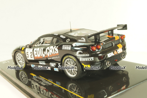 Ferrari F430 GT2 #52 2nd FIA GT Monza 2007, black, IXO 1:43