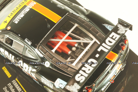 Ferrari F430 GT2 #52 2nd FIA GT Monza 2007, black, IXO 1:43