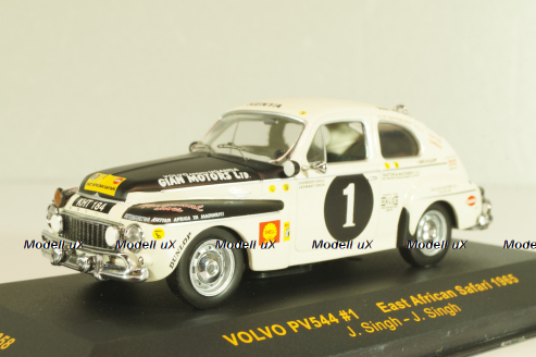 Volvo PV544 #1 East African Safari 1965, J.Singh/J.Singh, RAC058, IXO 1:43