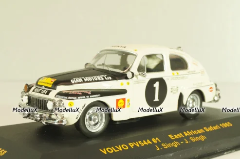 Volvo PV544 #1 East African Safari 1965, J.Singh/J.Singh, RAC058, IXO 1:43