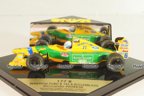 Benetton Ford B193 Rollerblade #6, R.Patrese, 177B, Onyx 1:43