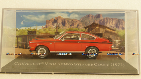 Chevrolet Vega Yenko Stinger Coupe 1972, red, American Cars №47, Altaya 1:43