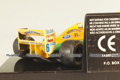 Benetton Ford B193 Rollerblade #6, R.Patrese, 177B, Onyx 1:43
