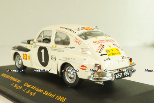 Volvo PV544 #1 East African Safari 1965, J.Singh/J.Singh, RAC058, IXO 1:43